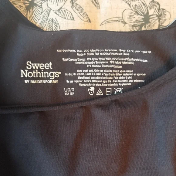 Maidenform Sweet Nothings Black Shapewear - Picture 2 of 6